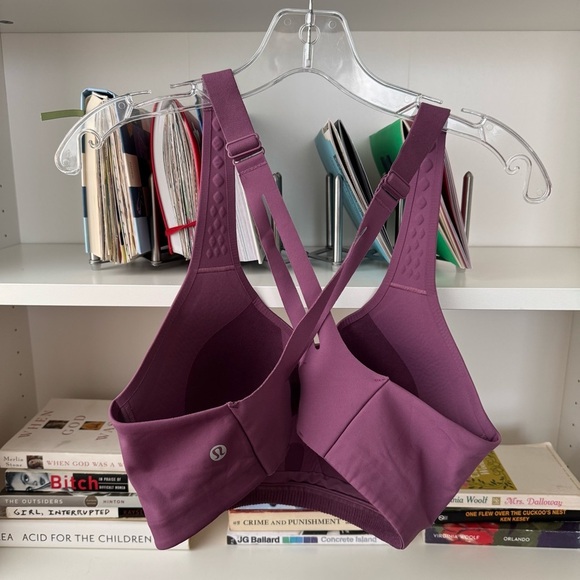 Lululemon AirSupport Bra High Support C–DDD Cups Vintage Plum / Vivid Plum - Picture 6 of 10